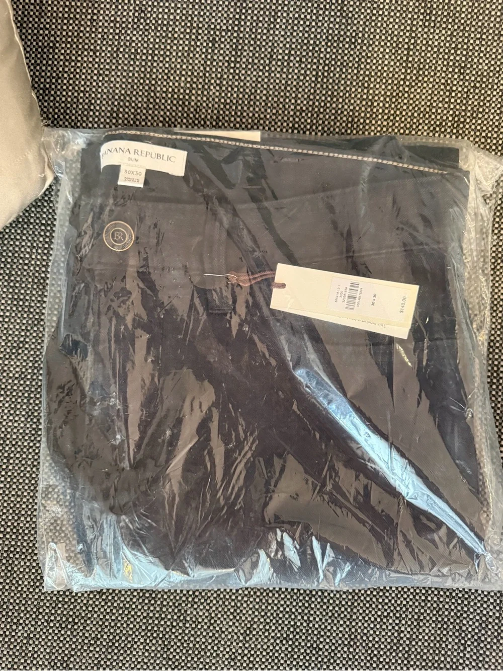 Banana Republic Men's Slim Straight Jeans in Black